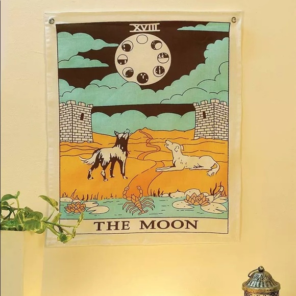 Sun Moon Star Tarot 3 Piece Hanging Wall Hanging Decor Hippy Witch Tapestry Set - Picture 2 of 7